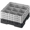 Cambro Kôš Camrack 9 pozícií, výška pohára 13,2 cm - Čierna| TOM, R-9S434-110