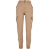 Ladies High Waist Cargo Pants unionbeige