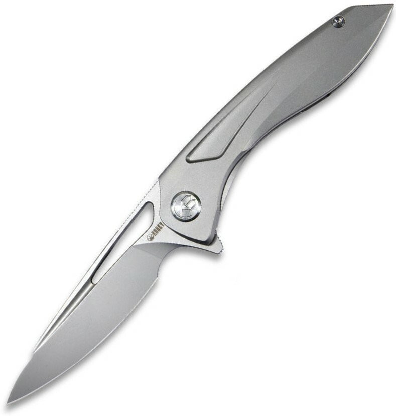KUBEY Velocé Frame Lock Pocket Knife, CPM-S90V Blade, Original Ti Handle KB171H
