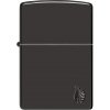 Zapaľovač Zippo 66045 Armor® High Polish Black Flame Design