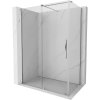 Mexen Velar, sprchový kút s posuvnými dverami 140(dvere) x 80(stena) cm, 8mm číre sklo, chrómový profil, 871-140-080-01-01