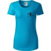 Bowling kolky - Dámske tričko z organickej bavlny Origin (GOTS) - 2XL ( Svetlý tyrkys )