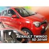 Deflektory na Renault Twingo, 5-dverová, r.v.: 2014 -
