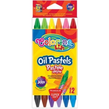 Colorino Kids farebné olejové pastelky 12 kusov TRIO od 1 218,9 € -  Heureka.sk