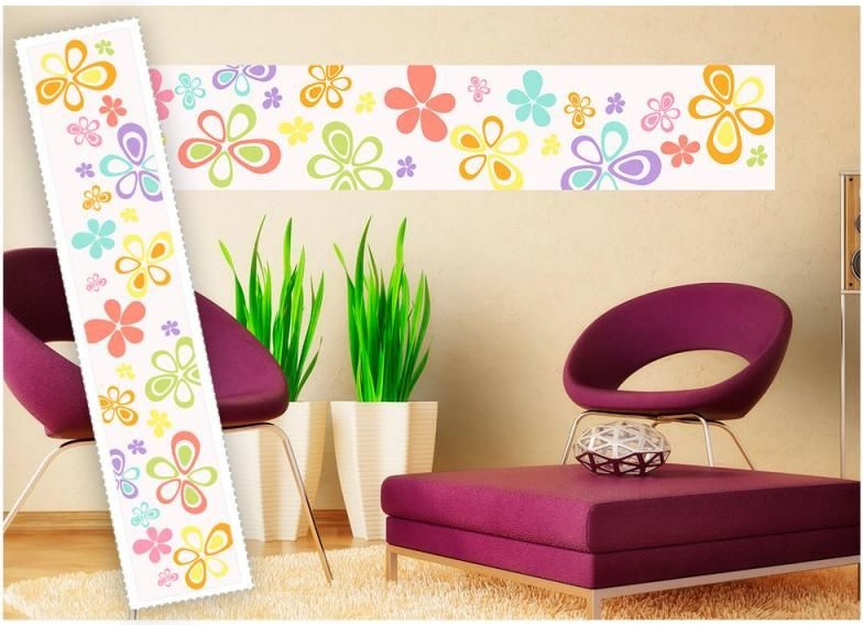 Dimex, dekoračné pásy - Farebné kvety, 49 x 270 cm od 19,9 € - Heureka.sk