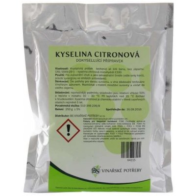 Kyselina citrónová dokyselující prípravok 1 kg