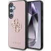Guess PU Grained 4G Metal Logo Samsung Galaxy S25+ ružová 57983124093
