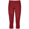 Ortovox dámské kalhoty FLEECE LIGHT SHORT PANTS červená