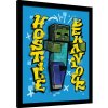 Rámovaný Obraz - Minecraft - Hostile Behaviour, 34.3 x 44.5 cm