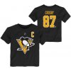 Outerstuff Detské tričko Sidney Crosby Pittsburgh Penguins Flat Captains Name and Number Veľkosť: Dětské XL (13 - 15 let)