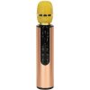 KIK KX3382 Karaoke bluetooth mikrofón, 2000 mAh zlatý (KX3382_1)