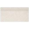 Rako Kaamos DCPSE585 dlažba-schodovka matná 29,8x59,8cm,slon.kosť, rektif,mrazuvzd,R10/A