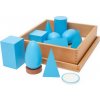 Montessori Geometrické telesá, 18 ks