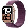 Apple Watch Series 10 GPS + Cellular 46mm Ružový zlatý hliník so slivkovým športovým remienkom
