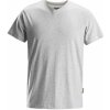 Tričko v neck šedé