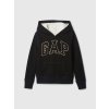 GAP dětská sherpa mikina s logem černá