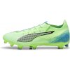 Pánske kopačky Puma, ULTRA 5 PRO FG/AG svetlo zelená,modrá,čierna, 44.5 EU