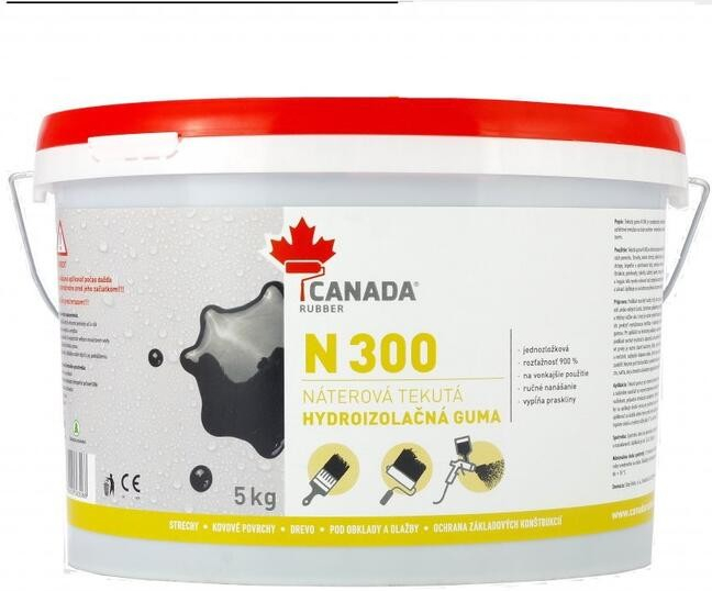 Canada rubber N300 5kg - tekutá guma bez UV ochrany