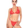 Komplet bielizne Spicy Bra & Briefs Red S/M Kinky Diva