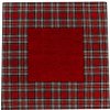Vianočný obrus bordovej farby s rozmermi 90x90 cm