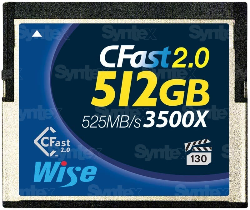 Wise CFast 512 GB 3500X 2.0 Blue WI-CFAST-5120