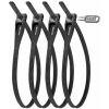 HIPLOK Z LOK 4 PACK - ALL BLACK (ZLK4AB)