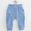 Dojčenské semiškové tepláčky New Baby Suede clothes modrá, 80 (9-12m)