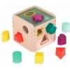 B-Toys Kocka drevená s vkladacími tvarmi Wonder Cube