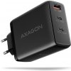 AXAGON ACU-DPQ100, GaN nabíjačka do siete 100W, 3x port (USB-A + dual USB-C), PD3.0/PPS/QC4+/Apple, čierná ACU-DPQ100