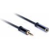 AQ Premium PA41030 3 m Biela-Čierna Hi-Fi Predlžovací Audio kábel