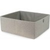 Úložný box Compactor úložný box Oxford 36 x 42 x 16,5 cm, polyester, šedo-béžový (3370910116335)