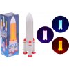 Lampička Raketa LED mení farby