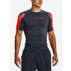 Tričko Under UA HG Armour Noty SS-GRY 1377155-044