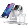 Bestand 3v1 dokovacia stojan pre iPhone / Apple Watch / AirPods – strieborný - možnosť vrátiť tovar ZADARMO do 30tich dní