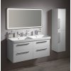 SAPHO - Kúpeľňový set THEIA 120, dvojumývadlo, biela KSET-011