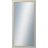 DANTIK - Zrkadlo v rámu, rozmer s rámom 60x120 cm z lišty DOPRODEJMETAL bielozlatá (3023)