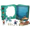 Kniha s figúrkami Mattel Disney Princess Raya a posledný drak