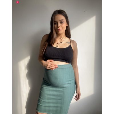 Tummy tehotenská sukňa Aqua