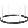 ferm LIVING Veľký svietnik Circle čierna mosadz - 5758
