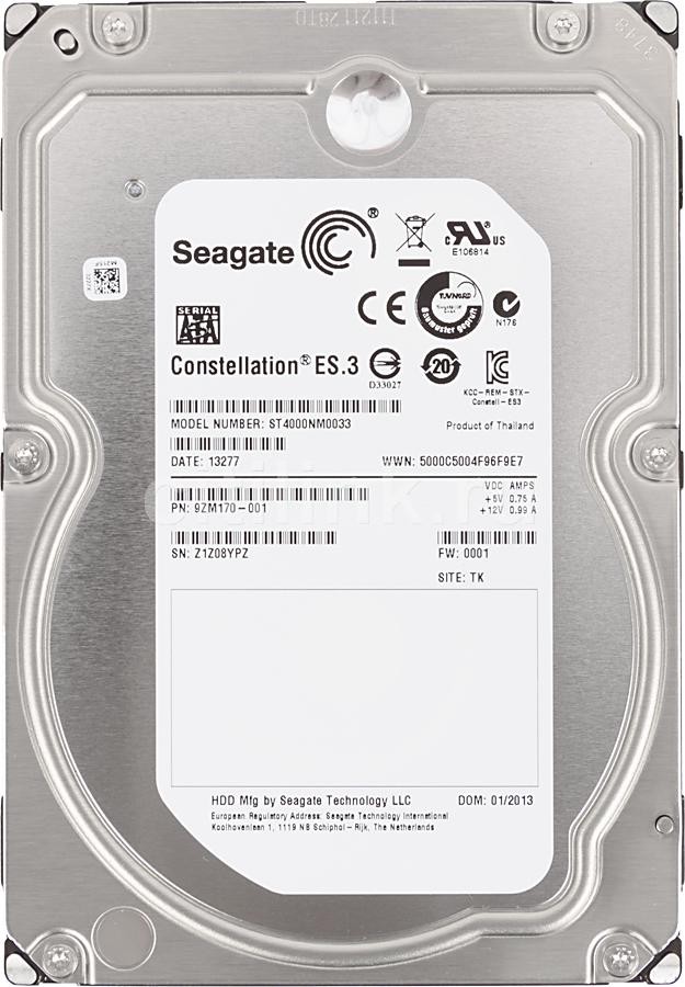 Seagate Const.ES.3 4TB, SATAIII, 7200rpm, ST4000NM0033