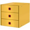 Leitz Zásuvkový Box 3 zásuvky Click & Store COSY - A4, 3 ks, 80 mm, 150 listov, 4 ks, 0, 3 zásuvky, Žltá teplá, 286 x 282 x 358