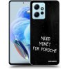 Picasee silikónový prehľadný obal pre Xiaomi Redmi Note 12 4G - Black Fuel