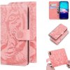 Peňaženkové kožené puzdro na Motorola Moto G9 PLay / E7 Plus - Tiger / Ružová