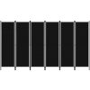 vidaXL 6-panelový paraván čierny 300 x 180 cm