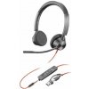 Poly Blackwire 3325 náhlavná súprava USB-CA + 3,5 mm jack, adaptér, stereo 8X221AA