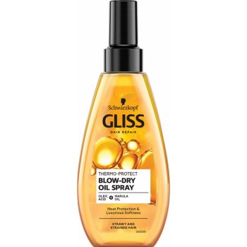 Gliss Kur Thermo Protect olej pre ochranu pred teplom pri fénovaní 150 ml