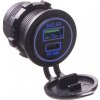 USB 2,4A + USB-C PD 45W zásuvka 12/24V