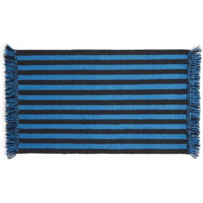 HAY Stripes and Stripes Wool Blue 52x95cm