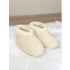 TV papuče z ovčej vlny teplučké model 105, VEĽKOSŤ OBUV 35-36