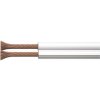 Emos 2×1,0mm biela